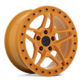Victor Equipment Berg 17X8 +20 Gloss Orange W/ Black Bolts
