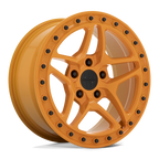 Victor Equipment Berg 17X8 +20 Gloss Orange W/ Black Bolts