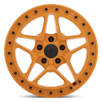 Victor Equipment Berg 17X8 +10 Gloss Orange W/ Black Bolts