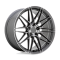 Beyern Damon 20X10 +35 Matte Gunmetal W/ Brushed Face