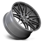 Beyern Damon 20X10 +35 Matte Gunmetal W/ Brushed Face