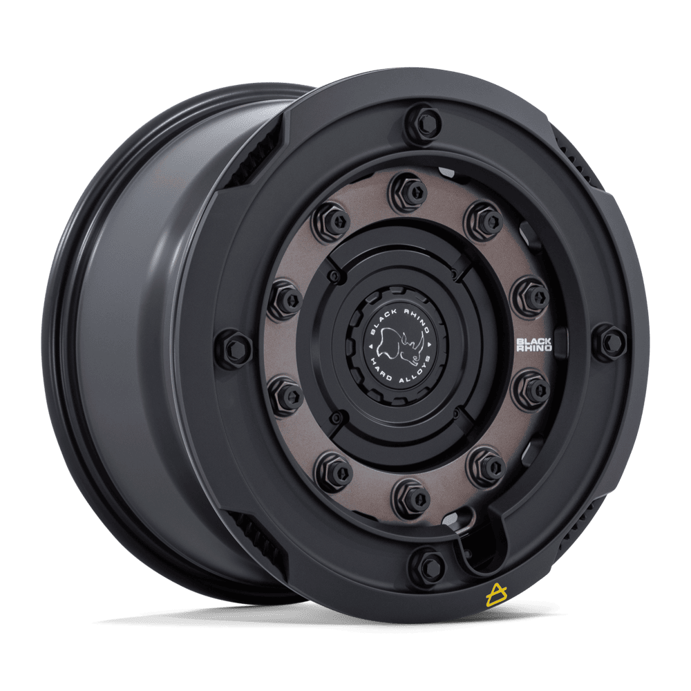 Black Rhino Hard Alloys Br027 Arx 17X8.5 +0 Matte Bronze W/ Matte Black Rg