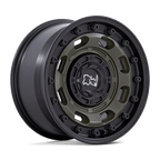 Black Rhino Hard Alloys Atlas 17X8.5 -10 Olive Drab Green W/ Black Lip