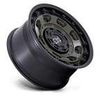 Black Rhino Hard Alloys Atlas 16X8 +38 Olive Drab Green W/ Black Lip