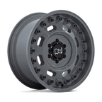 Black Rhino Hard Alloys Axle 17X9.5 +6 Battleship Gray