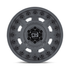 Black Rhino Hard Alloys Axle 17X9.5 -18 Battleship Gray