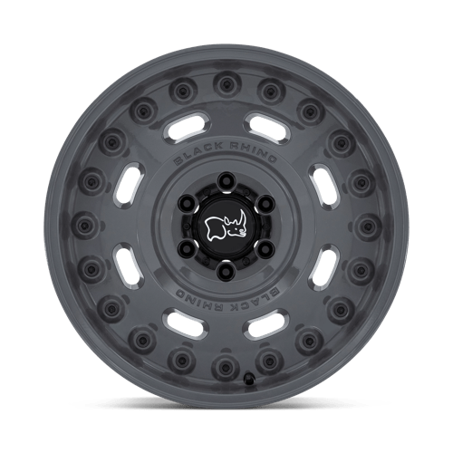 Black Rhino Hard Alloys Axle 17X9.5 -18 Battleship Gray