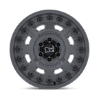 Black Rhino Hard Alloys Axle 17X9.5 +6 Battleship Gray
