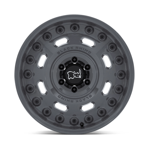 Black Rhino Hard Alloys Axle 17X9.5 +6 Battleship Gray