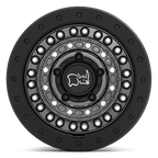 Black Rhino Hard Alloys Barricade 17X8.5 +0 Gun Black W/ Black Rock Guard
