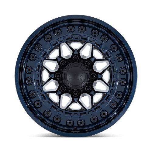 Black Rhino Hard Alloys Alpha 17X9 +0 Midnight Blue