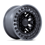 Black Rhino Hard Alloys Alpha 20X10 -18 Matte Black W/ Gunmetal Lip