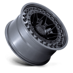 Black Rhino Hard Alloys Alpha 18X9 +0 Matte Black W/ Gunmetal Lip