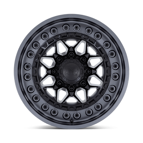 Black Rhino Hard Alloys Alpha 18X9 +0 Matte Black W/ Gunmetal Lip