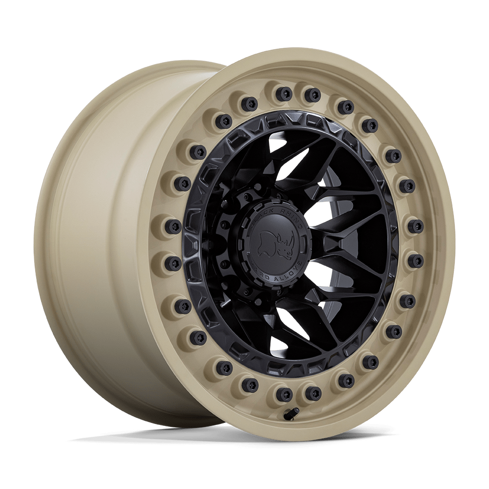 Black Rhino Hard Alloys Alpha 20X10 -18 Matte Black W/ Sand Lip