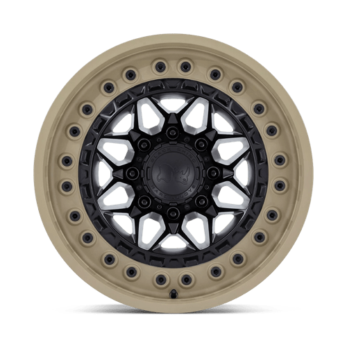 Black Rhino Hard Alloys Alpha 18X9 +0 Matte Black W/ Sand Lip