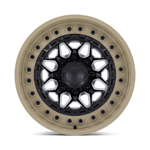 Black Rhino Hard Alloys ALPHA 18x9 +20 MATTE BLACK W/ SAND LIP