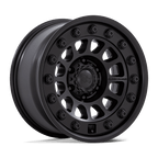 Black Rhino Hard Alloys Br012 Outback 17X8.5 -10 Matte Black