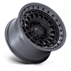 Black Rhino Hard Alloys Br014 Sahara 17X9 -12 Matte Black W/ Gunmetal Lip
