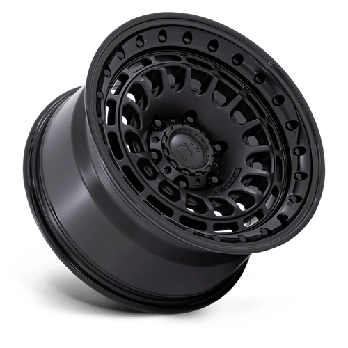 Black Rhino Hard Alloys Br014 Sahara 17X9 -12 Matte Black W/ Gloss Black Lip