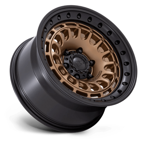 Black Rhino Hard Alloys Br014 Sahara 17X9 -12 Matte Bronze W Gloss Black Lip