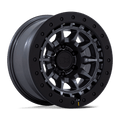 Black Rhino Hard Alloys Br016 Tusk 17X8.5 +0 Matte Gunmetal