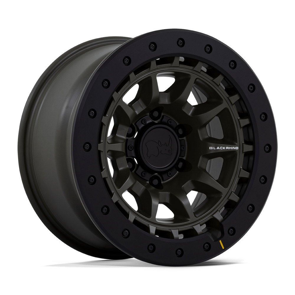 Black Rhino Hard Alloys Br016 Tusk 17X8.5 -10 Olive Drab Green