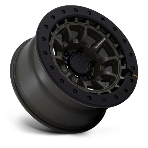 Black Rhino Hard Alloys Br016 Tusk 17X8.5 -10 Olive Drab Green