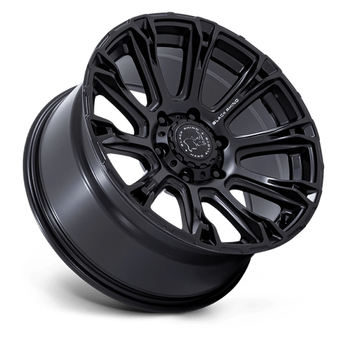 Black Rhino Hard Alloys Br020 Diamondback 20X9 +12 Matte Black