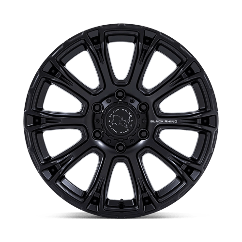 Black Rhino Hard Alloys Br020 Diamondback 17X8.5 +25 Matte Black