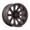 Black Rhino Hard Alloys Br020 Diamondback 17X8.5 +25 Burnt Bronze