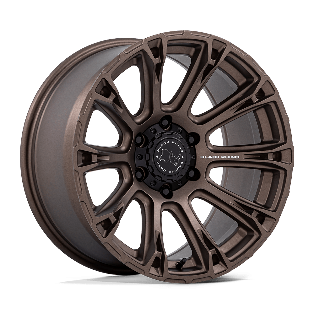 Black Rhino Hard Alloys Br020 Diamondback 20X9 +12 Burnt Bronze