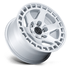 Black Rhino Hard Alloys Br022 Bahari 17X8.5 +25 Gloss Silver W/ Machined Face