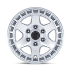 Black Rhino Hard Alloys Br022 Bahari 17X8.5 +0 Gloss Silver W/ Machined Face