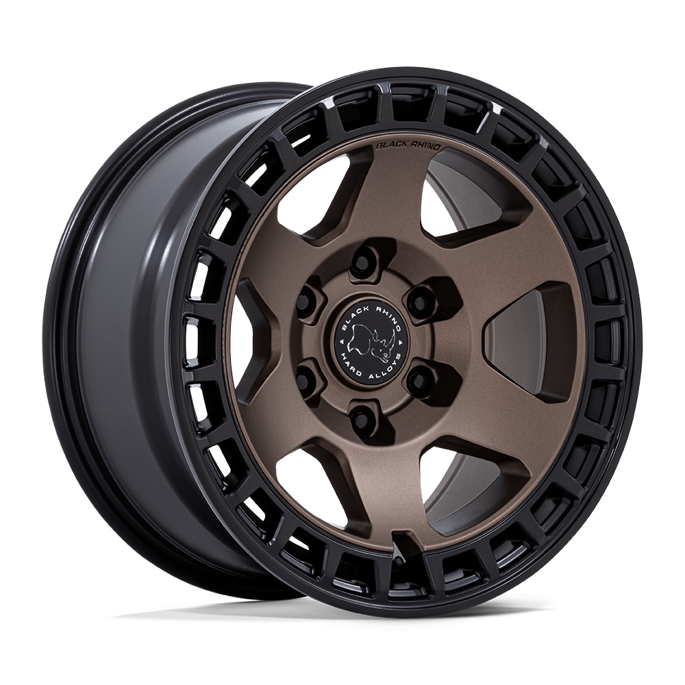 Black Rhino Hard Alloys Br022 Bahari 17X8.5 +0 Burnt Bronze W/ Matte Blk-Lp