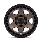 Black Rhino Hard Alloys Br022 Bahari 17X8.5 +0 Burnt Bronze W/ Matte Blk-Lp