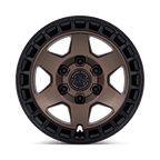 Black Rhino Hard Alloys Br022 Bahari 17X8.5 +0 Burnt Bronze W/ Matte Blk-Lp