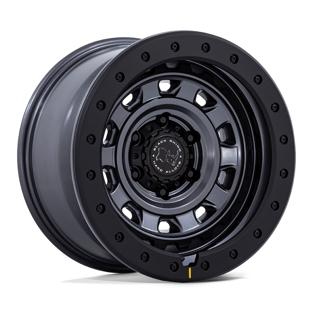 Black Rhino Hard Alloys Br023 Xplorer 17X9 +12 Matte Gunmetal W/ Matte Blk-Lp