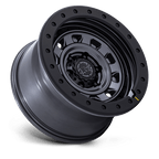 Black Rhino Hard Alloys Br023 Xplorer 17X9 -12 Matte Gunmetal W/ Matte Blk-Lp