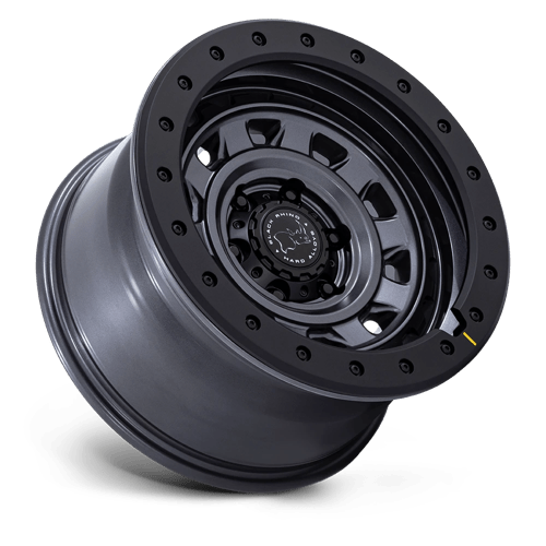 Black Rhino Hard Alloys Br023 Xplorer 17X9 -12 Matte Gunmetal W/ Matte Blk-Lp