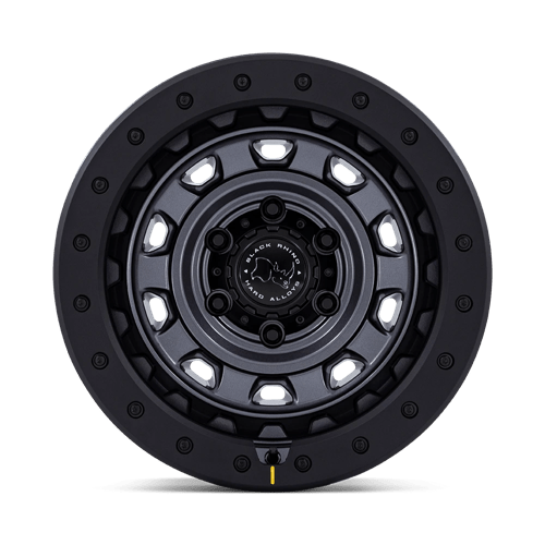 Black Rhino Hard Alloys Br023 Xplorer 16X5.5 -13 Matte Gunmetal W/ Matte Blk-Lp
