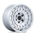Black Rhino Hard Alloys Br024 Awol 17X8.5 +25 Silver W/ Machined Face