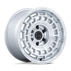 Black Rhino Hard Alloys Br024 Awol 17X8.5 +10 Silver W/ Machined Face