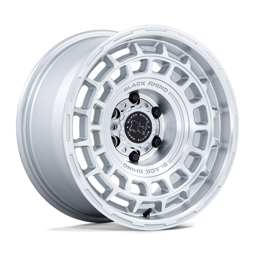 Black Rhino Hard Alloys BR024 AWOL 20X8.5 +25 SILVER W/ MACHINED FACE