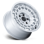 Black Rhino Hard Alloys Br024 Awol 20X8.5 +25 Silver W/ Machined Face