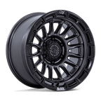 Black Rhino Hard Alloys Br025 Rival 20X9 +1 Matte Gunmetal W/ Matte Blk-Lp