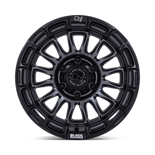 Black Rhino Hard Alloys Br025 Rival 17X8.5 +25 Matte Gunmetal W/ Matte Blk-Lp
