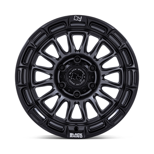 Black Rhino Hard Alloys Br025 Rival 17X9 +1 Matte Gunmetal W/ Matte Blk-Lp