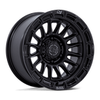 Black Rhino Hard Alloys Br025 Rival 17X8.5 +10 Matte Black W/ Gloss Blk-Lp