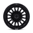 Black Rhino Hard Alloys Br025 Rival 17X8.5 +25 Matte Black W/ Gloss Blk-Lp